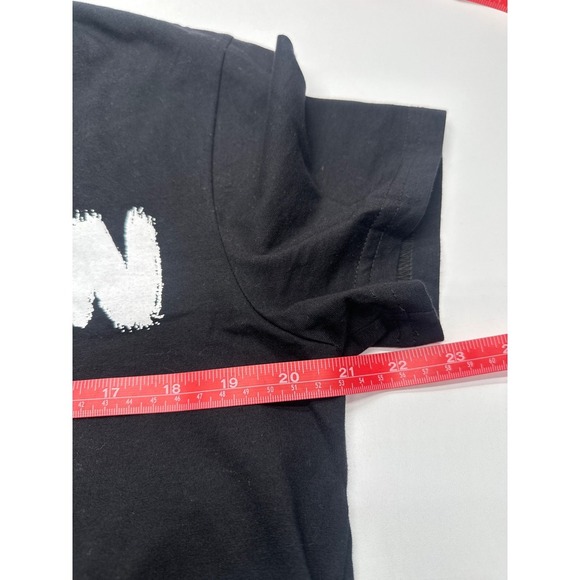 Alexander McQueen T-Shirt Mens Medium Black Graphic Logo Italy Designer - Picture 8 of 9